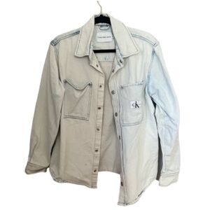 Calvin Klein Jeans Off-White Denim Jacket